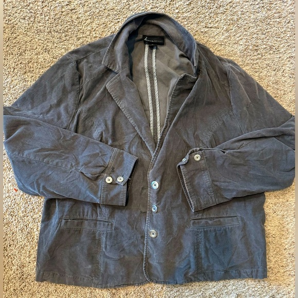 Lane Bryant grey corduroy blazer - size 28 - Picture 1 of 2